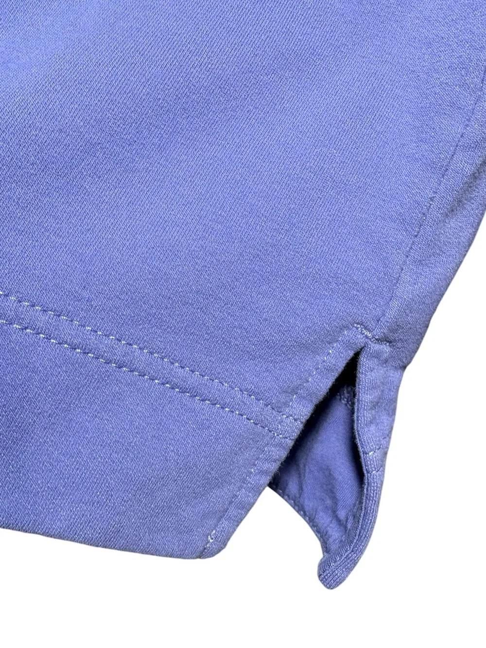 ATHLETA | Women Adonis Purple Retroterry Polo Sweatshirt size L Pullover Cropped